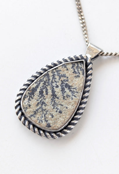 Dendritic Limestone Necklace