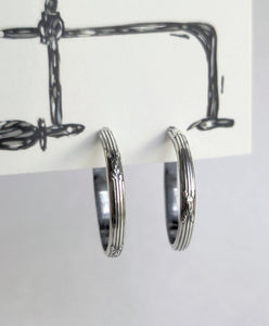 Sterling Silver Hoop Earrings