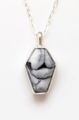 Pinolith Coffin Necklace