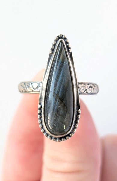 Labradorite Ring, Size 11.5
