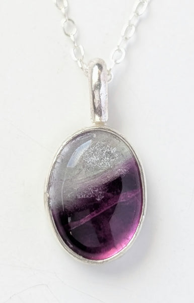 Fluorite Amethyst Necklace