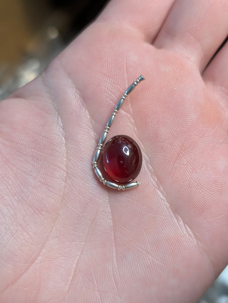 Custom Garnet Ring
