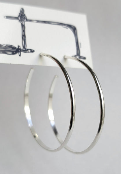 Sterling Silver Hoop Earrings