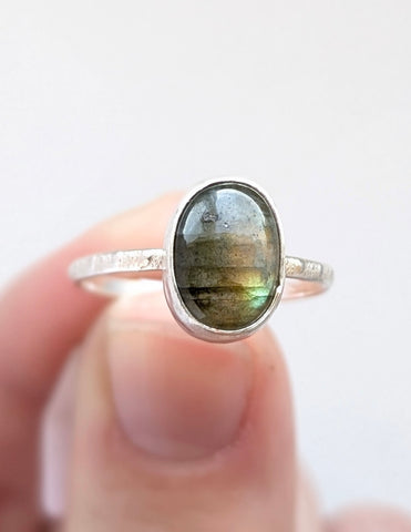 Labradorite Ring,Size 8.5