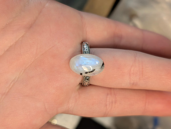 Moonstone ring