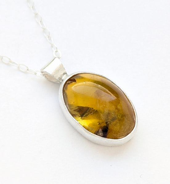 Amber with Inclusion Necklace