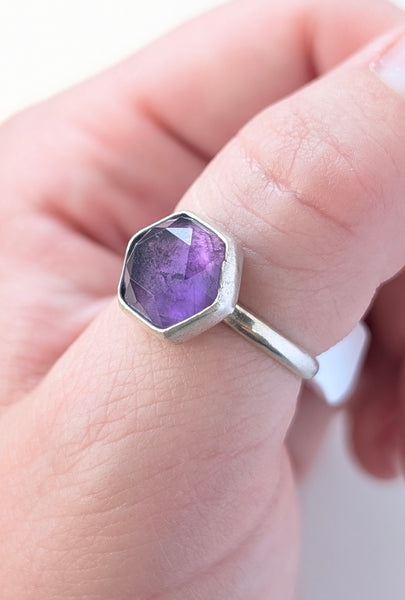 Amethyst Ring, Size 7.5