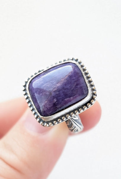 Charoite Ring, Size 6