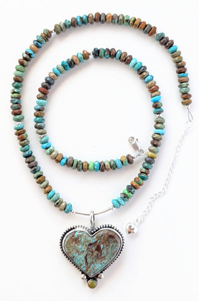 Turquoise Heart Necklace