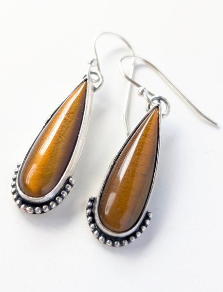 Tigers Eye Earrings