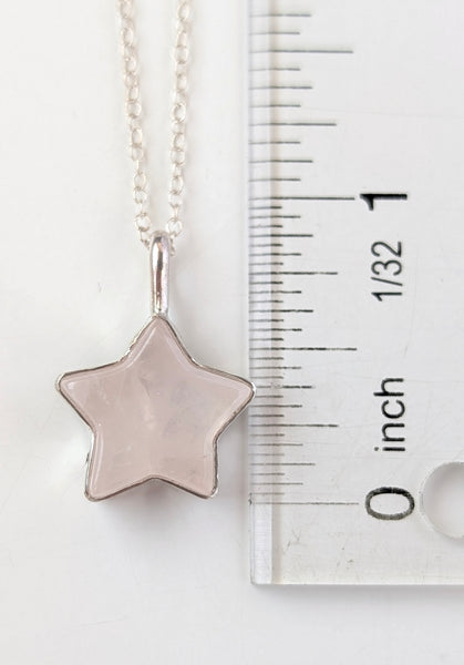 Rose Quartz Star Necklace