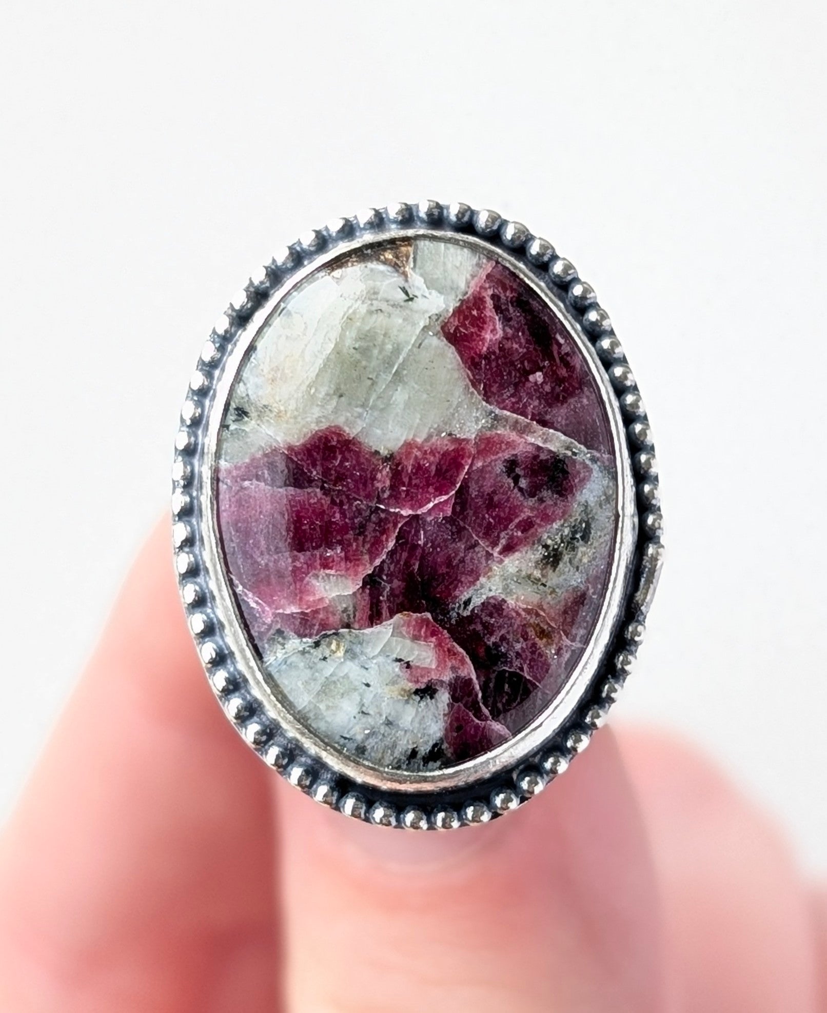 Eudialyte Ring, Size 6.5