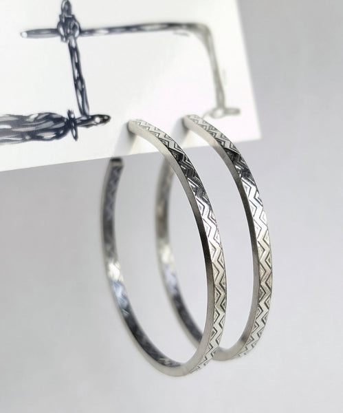 Sterling Silver Hoop Earrings