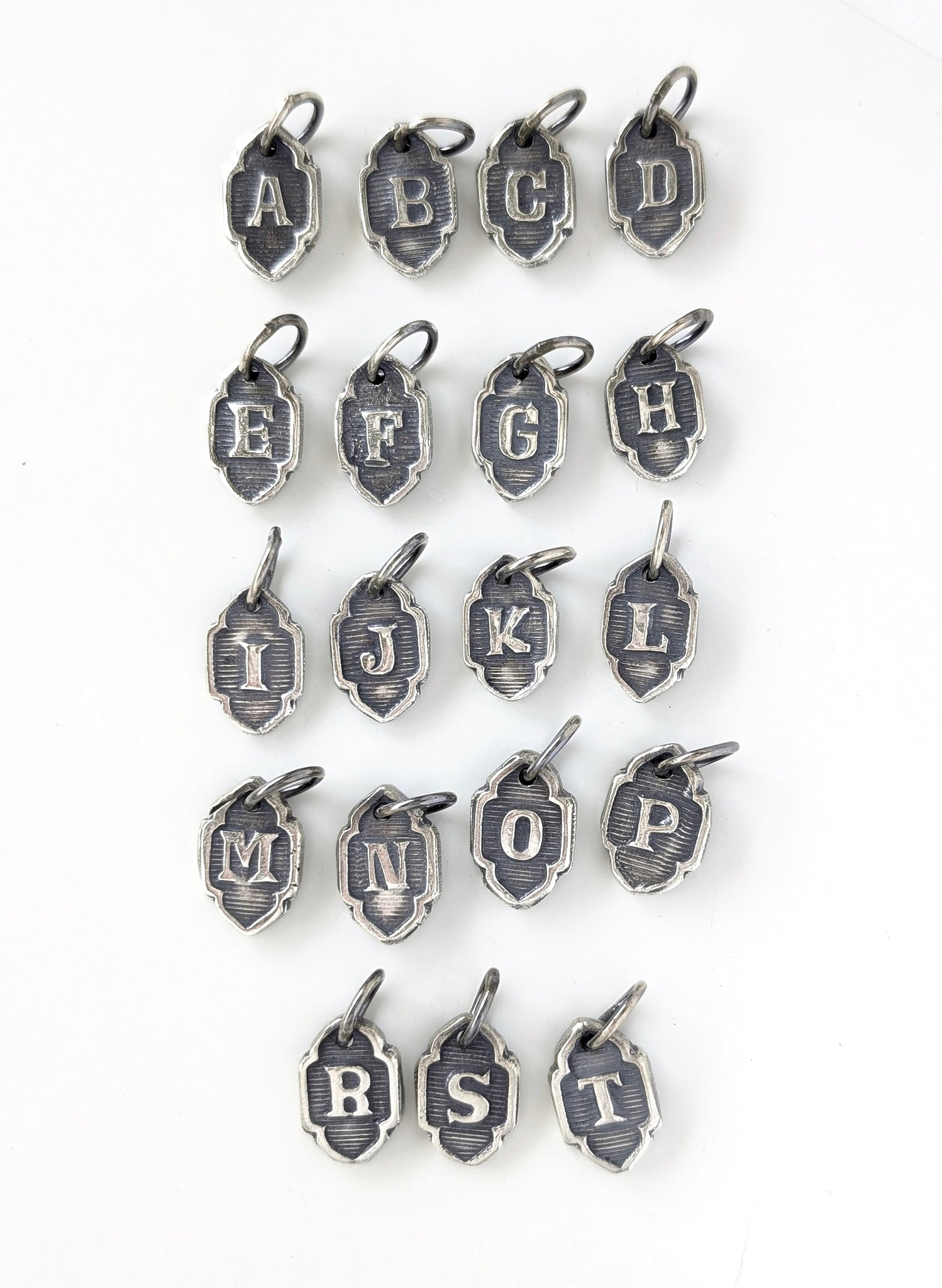Alphabet Sterling Silver Letter Charms