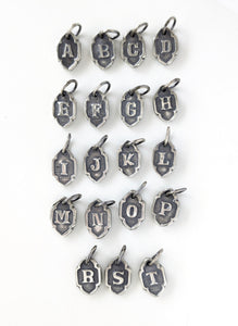 Alphabet Sterling Silver Letter Charms
