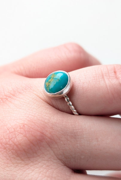 Labonita Turquoise Stacking Ring Size 5.5