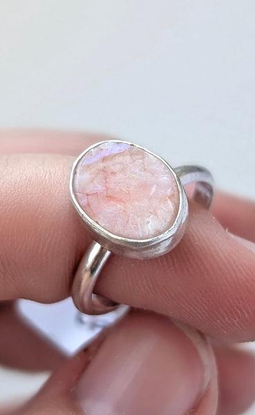 Pink Opal Ring, Size 7
