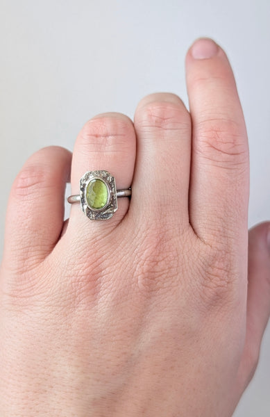 Peridot Ring, Size 6.5
