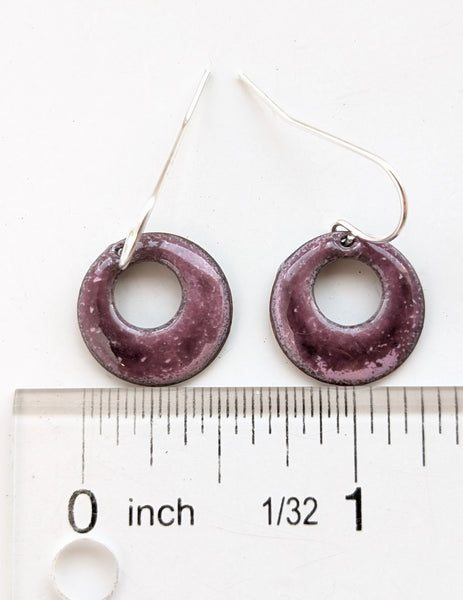 Enameled Earrings
