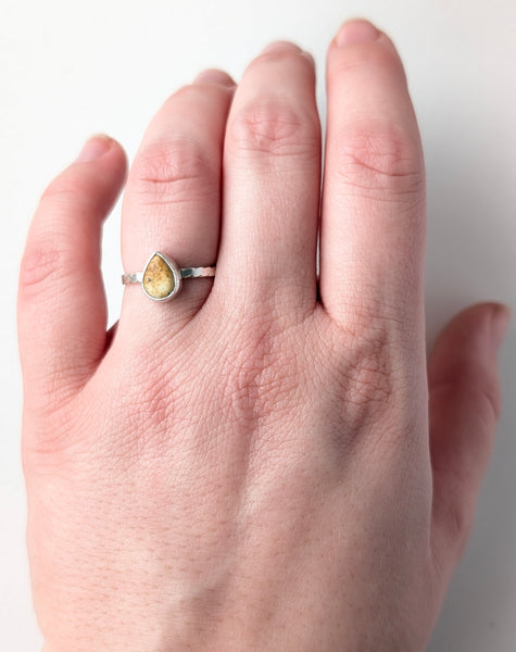 Picture Jasper Stacking Ring Size 5.5