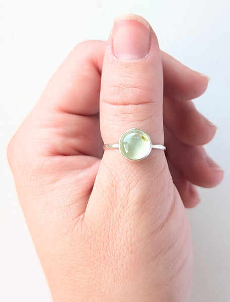 Peridot Stacking Ring, Size 8.5