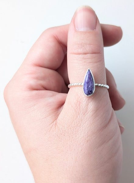 Charoite Ring, Size 9