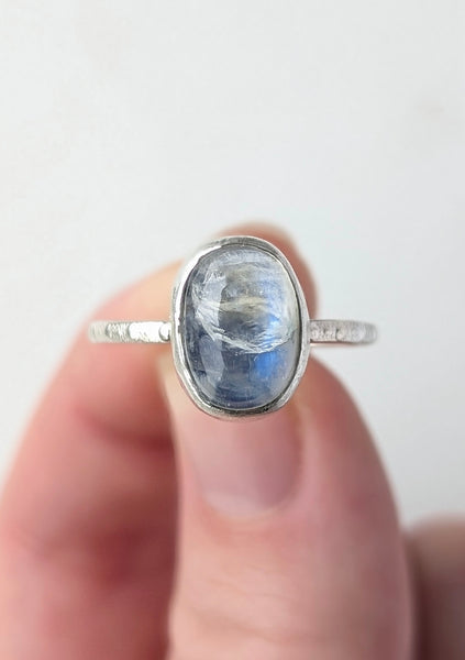 Moonstone Stacking Ring Size 9