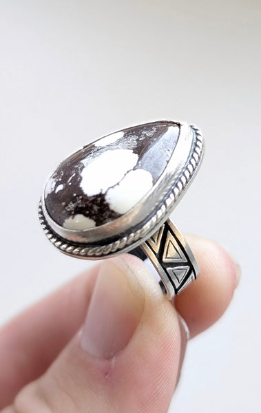 Wild Horse Jasper Ring, Size 6