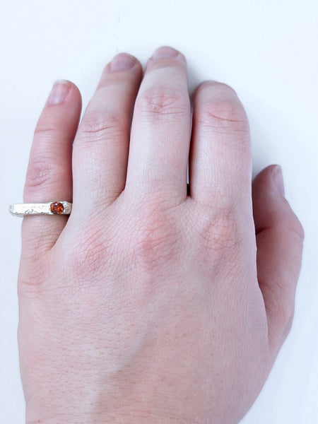 Casted CZ Ring, Size 4