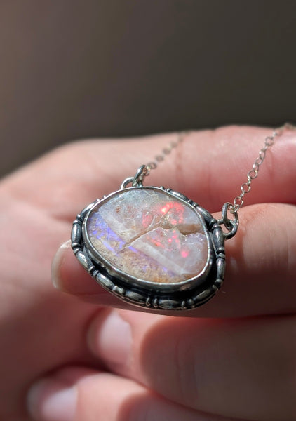 Pink Opal Necklace