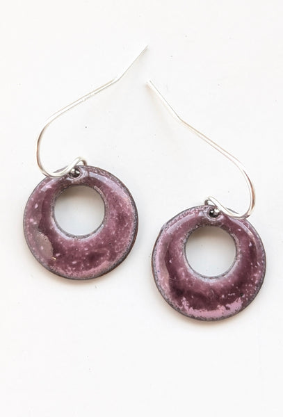 Enameled Earrings