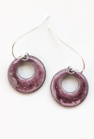 Enameled Earrings