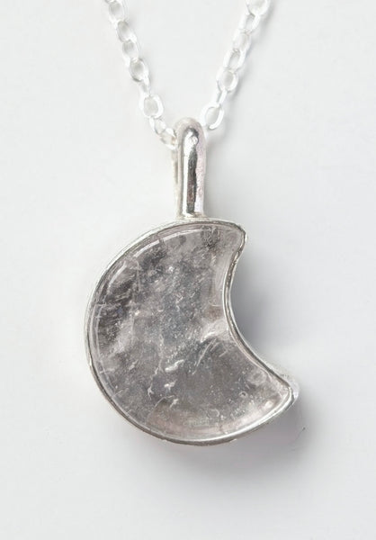 Quartz Moon Necklace