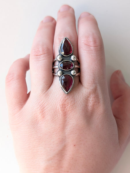 Garnet Ring, Size 9