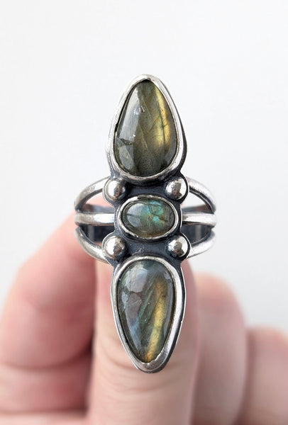 Labradorite Ring, Size 10.5