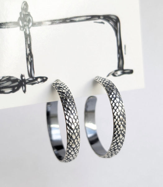 Sterling Silver Hoop Earrings