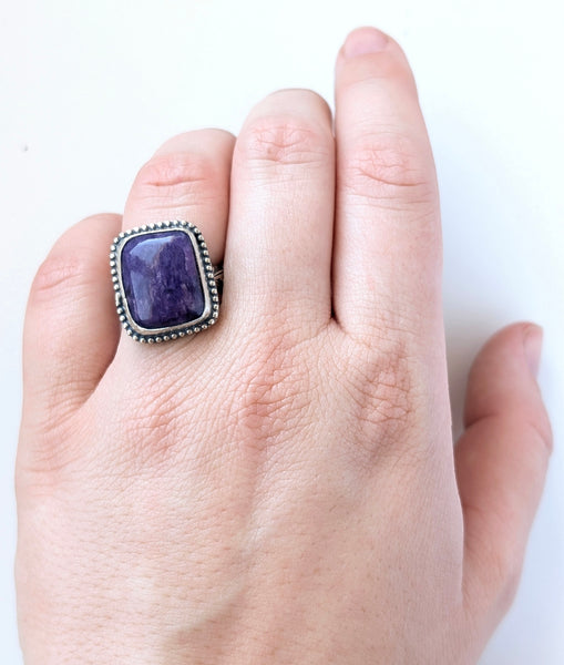 Charoite Ring, Size 6