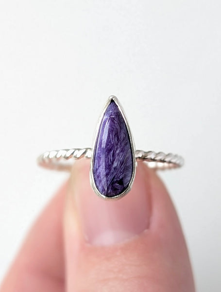 Charoite Ring, Size 9