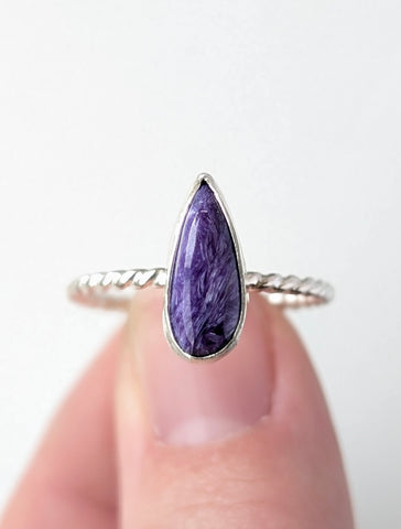 Charoite Ring, Size 9