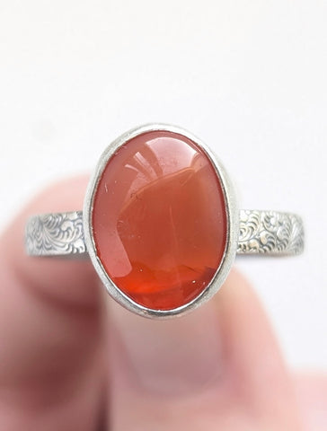 Carnelian Ring, Size 11.5