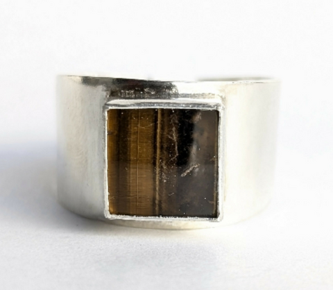 Tigers eye ring