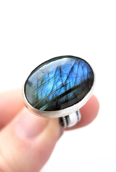 Labradorite Ring, Size 6.5