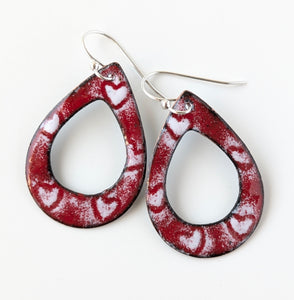 Enameled Earrings