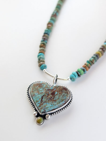 Turquoise Heart Necklace