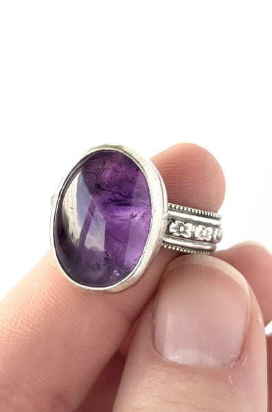 Amethyst Ring Size 10.5