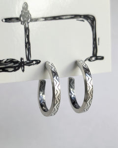 Sterling Silver Hoop Earrings