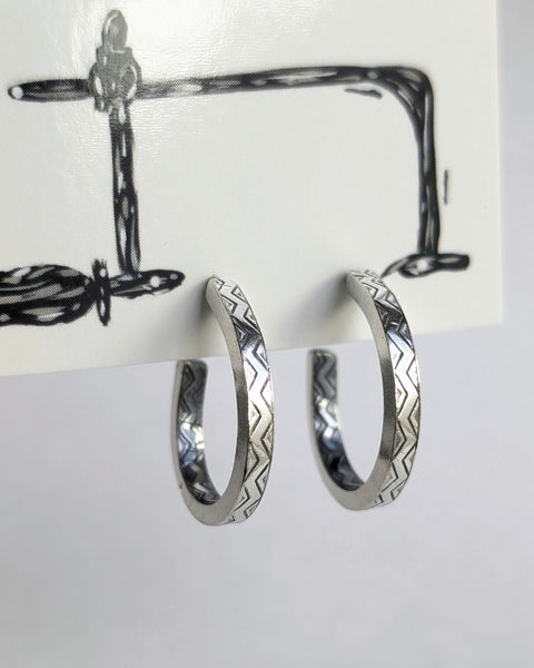 Sterling Silver Hoop Earrings