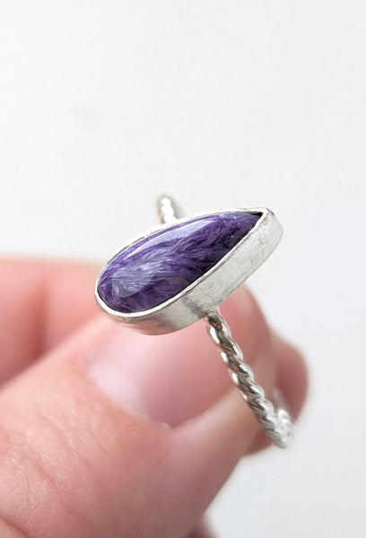 Charoite Ring, Size 9