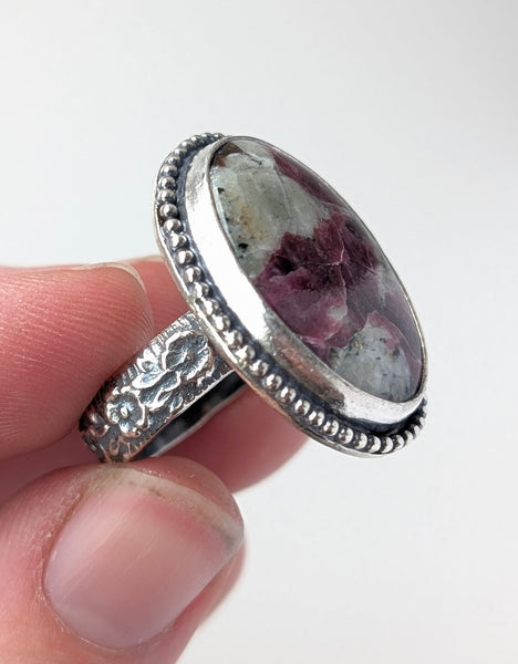 Eudialyte Ring, Size 6.5