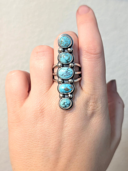 Persian Turquoise Ring, Size 8.5